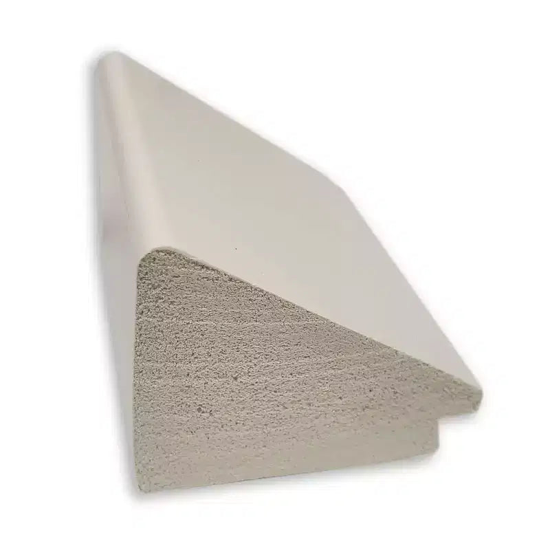 Miroir mural blanc à bord biseauté, 30 po x 30 po