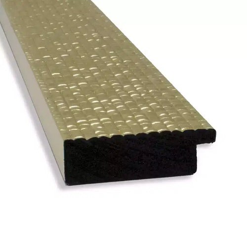 Miroir de porte pleine longueur doré de 18 po x 52 po, mosaïque, sans biseau : Accrochable, cadre en polystyrène