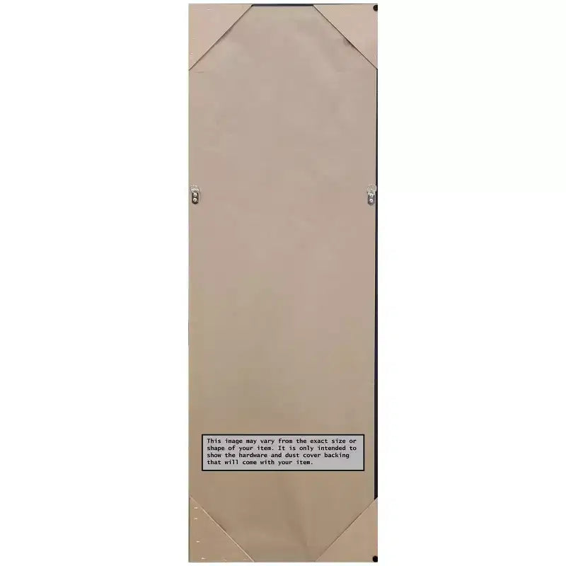 Miroir de porte pleine longueur doré de 18 po x 52 po, mosaïque, sans biseau : Accrochable, cadre en polystyrène