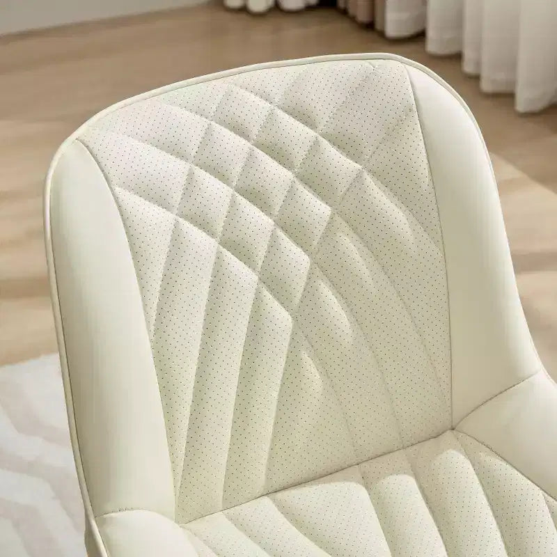 Chaises de salle à manger modernes du milieu du siècle avec revêtement en similicuir, confortables pour la cuisine et la salle à manger
