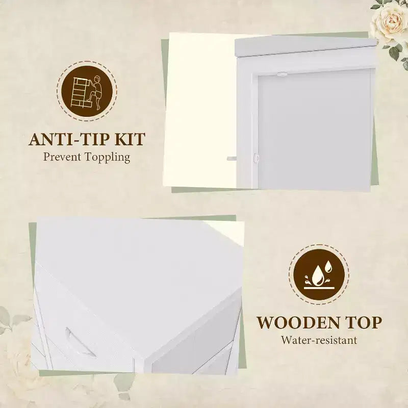 Commode Haute à 15 Tiroirs en Tissu avec Plateau en Bois et Cadre en Métal Robuste, Commode de Rangement Imprimée Grain de Bois pour Chambre, Salon et Couloir