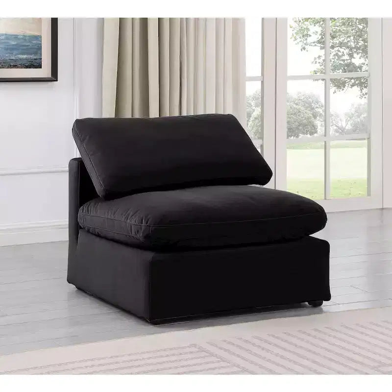 Fauteuil sans accoudoirs Indulge Velvet