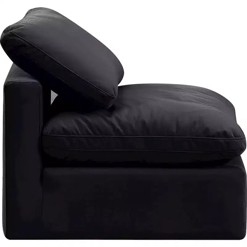 Fauteuil sans accoudoirs Indulge Velvet