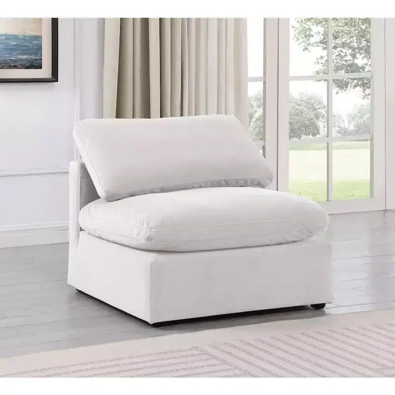 Fauteuil sans accoudoirs Indulge Velvet