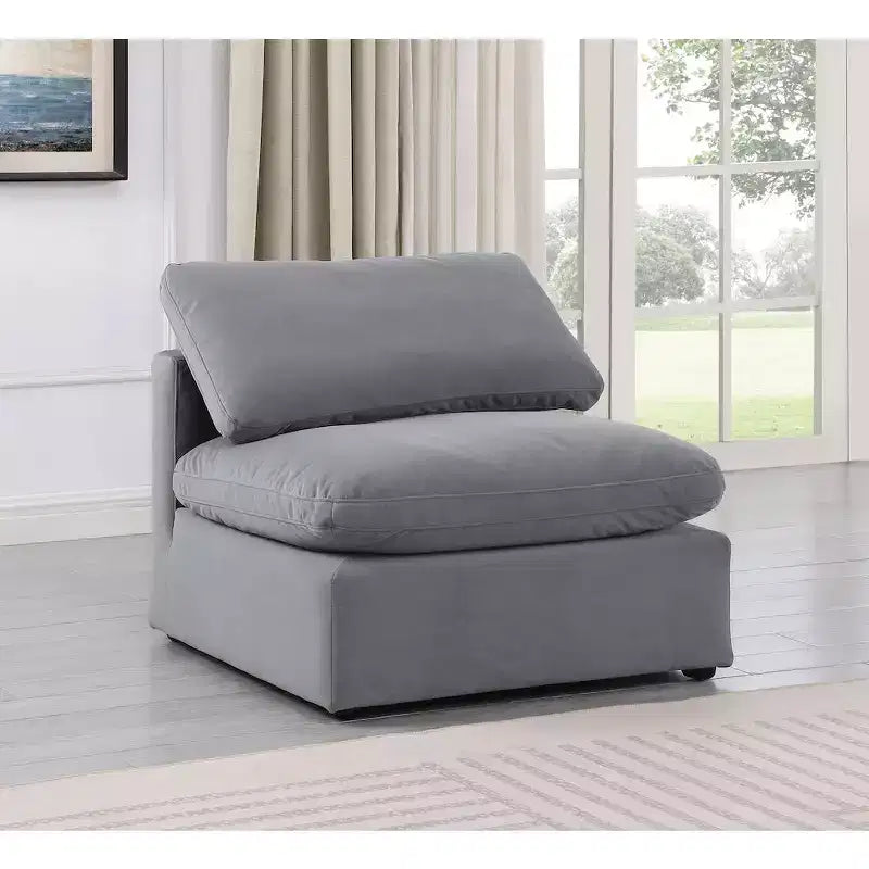 Fauteuil sans accoudoirs Indulge Velvet