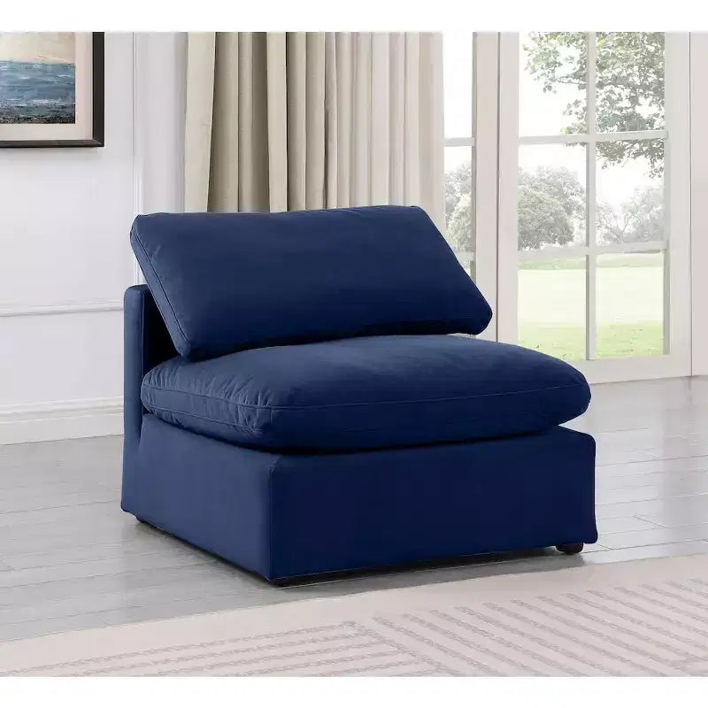 Fauteuil sans accoudoirs Indulge Velvet