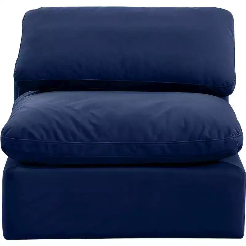 Fauteuil sans accoudoirs Indulge Velvet