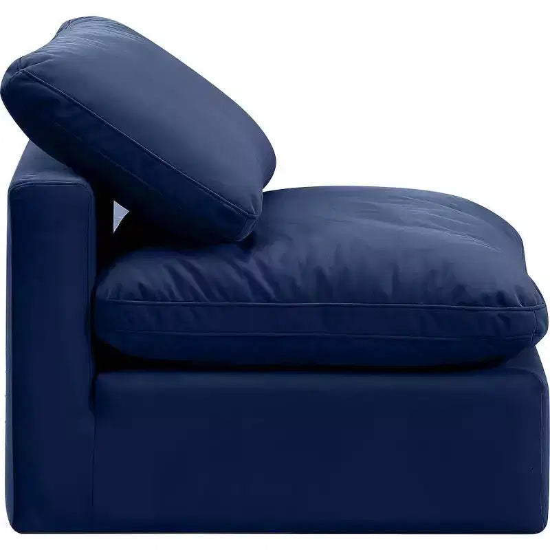 Fauteuil sans accoudoirs Indulge Velvet