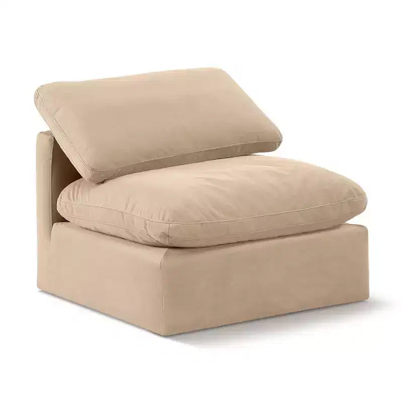 Fauteuil sans accoudoirs Indulge Velvet