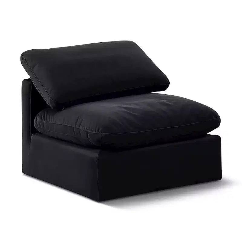 Fauteuil sans accoudoirs Indulge Velvet
