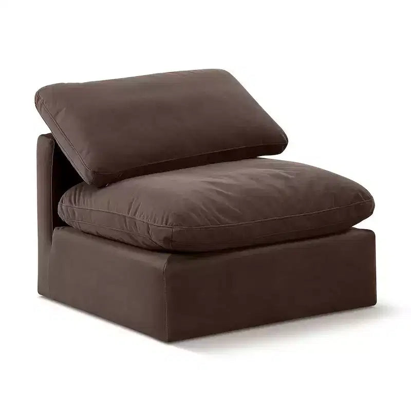 Fauteuil sans accoudoirs Indulge Velvet
