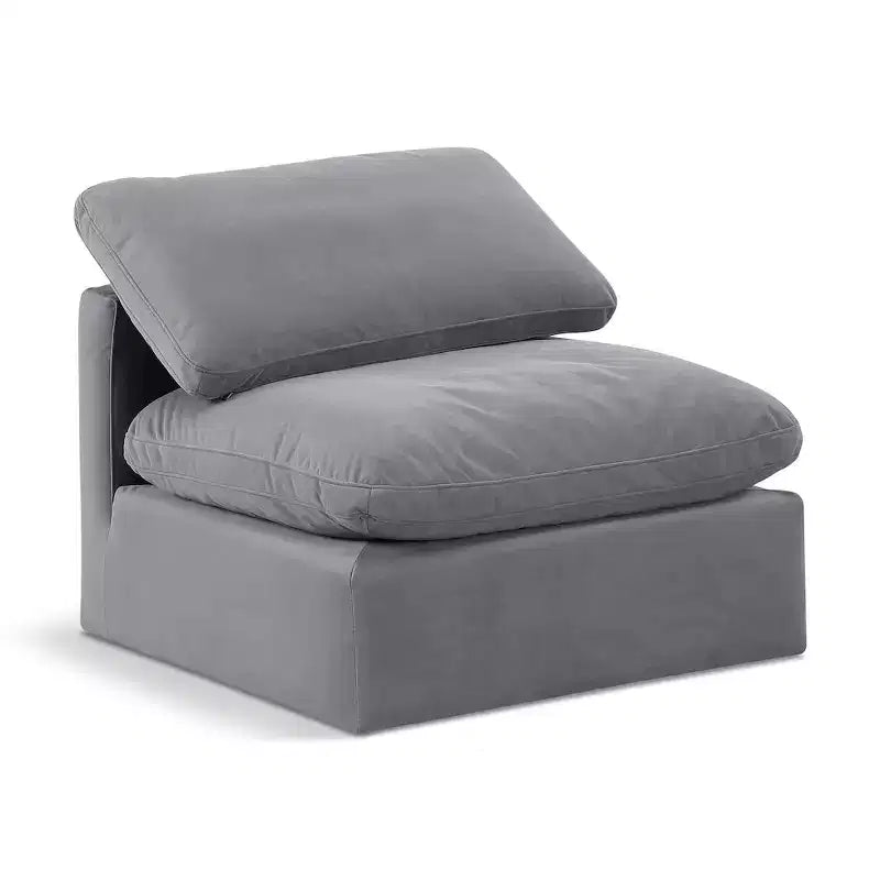 Fauteuil sans accoudoirs Indulge Velvet