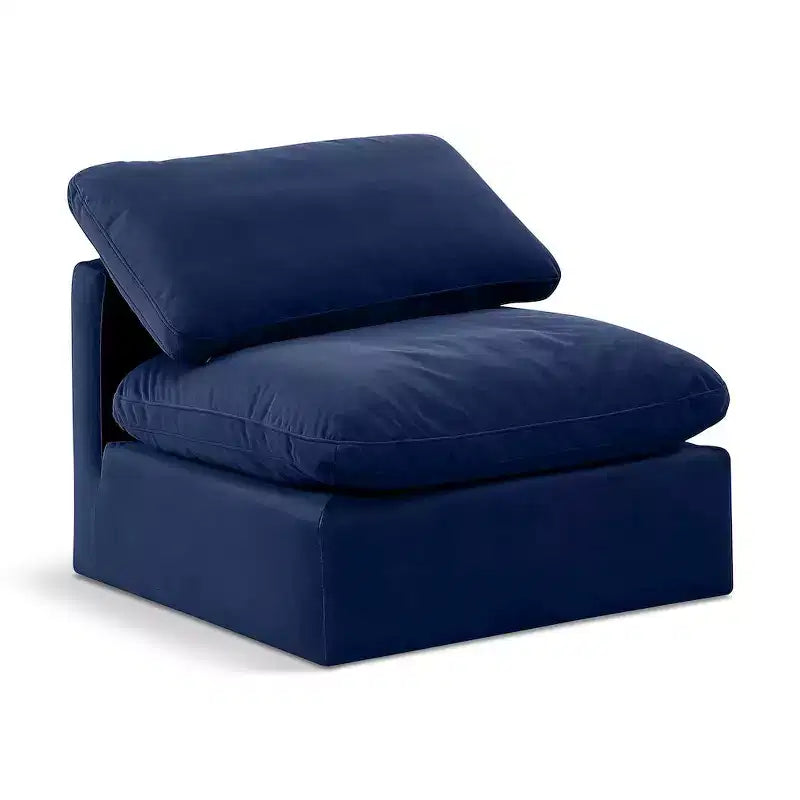 Fauteuil sans accoudoirs Indulge Velvet