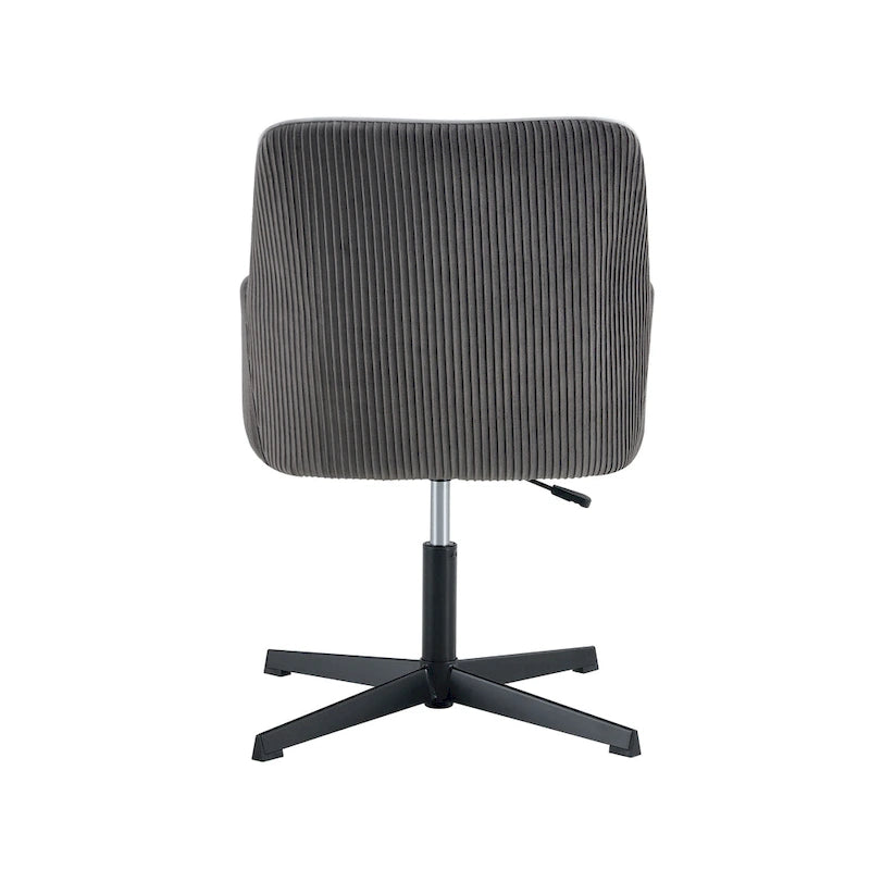 Chaise de Bureau Pivotante Moderne Gris Foncé Antique 25.6