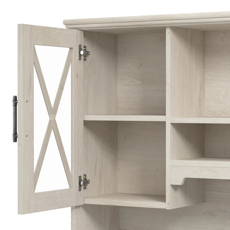 Lennox, buffet de style fermette de 60 po, pour bureau et meuble d’appoint, par Bush Furniture
