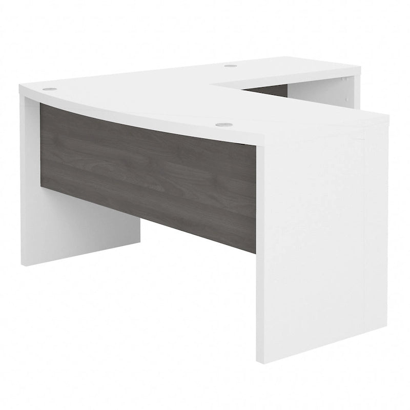 Bureau d'angle en L avec devant incurvé Echo de Bush Business Furniture