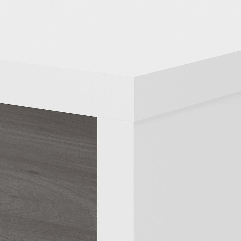 Bureau d'angle en L avec devant incurvé Echo de Bush Business Furniture