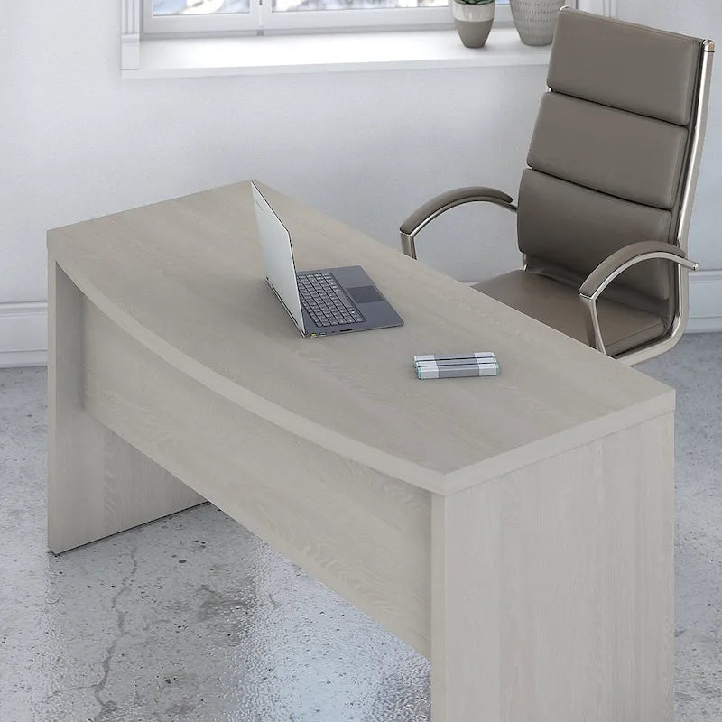 Bureau d'angle en L avec devant incurvé Echo de Bush Business Furniture