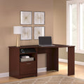 Bush Furniture Cabot Bureau d'angle de 60 po avec rangement pour bureau à domicile
