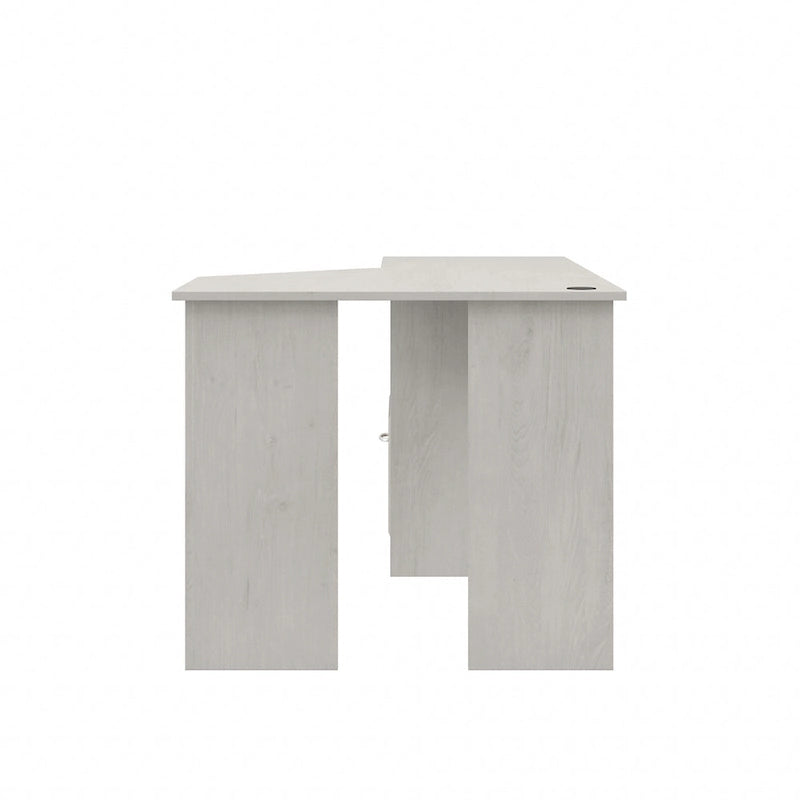 Bush Furniture Cabot Bureau d'angle de 60 po avec rangement pour bureau à domicile