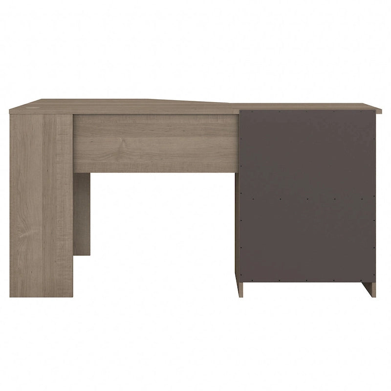 Bush Furniture Cabot Bureau d'angle de 60 po avec rangement pour bureau à domicile