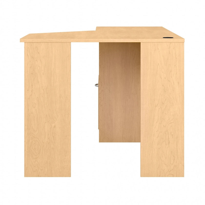 Bush Furniture Cabot Bureau d'angle de 60 po avec rangement pour bureau à domicile