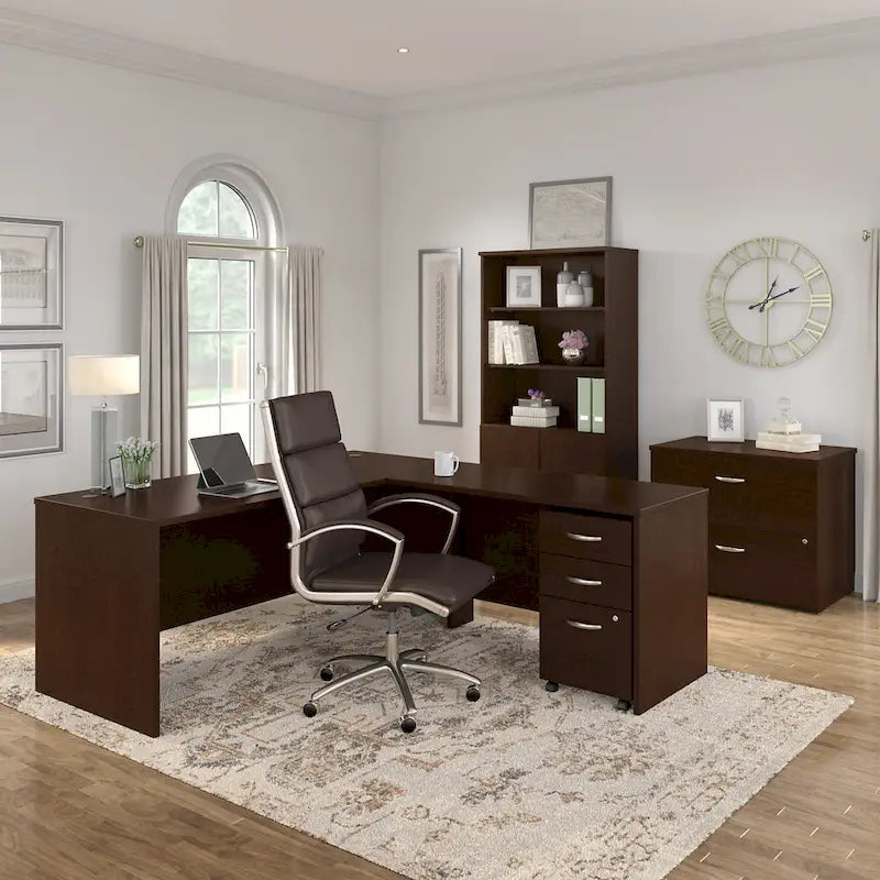 Bureau en L 72W de la Série C avec tiroirs par Bush Business Furniture
