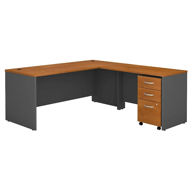 Bureau en L 72W de la Série C avec tiroirs par Bush Business Furniture