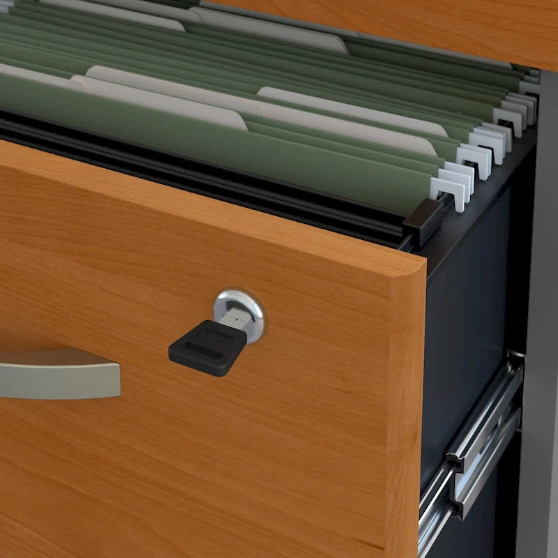 Bureau en L 72W de la Série C avec tiroirs par Bush Business Furniture
