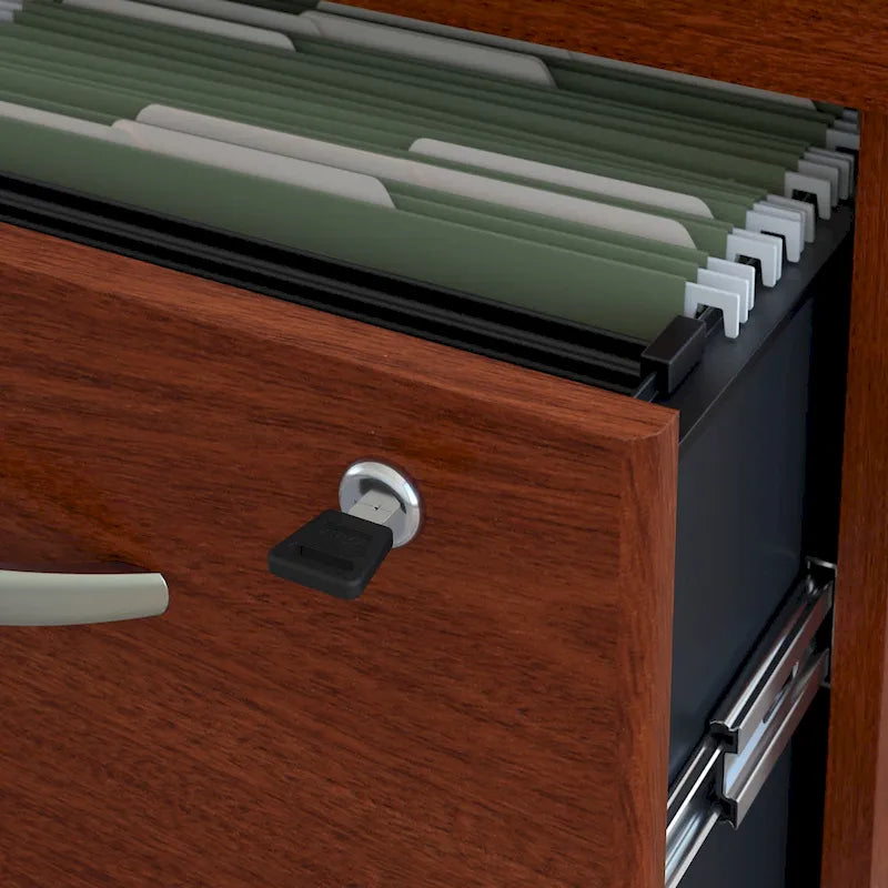 Bureau en L 72W de la Série C avec tiroirs par Bush Business Furniture