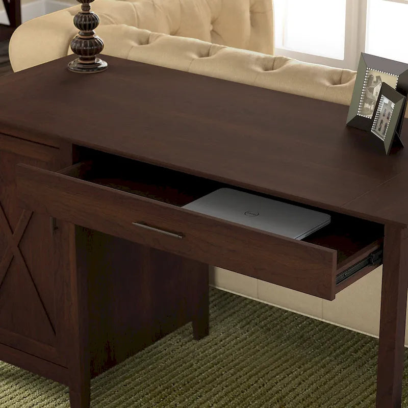 Bureau d'ordinateur Key West 54W avec rangement et armoire de Bush Furniture