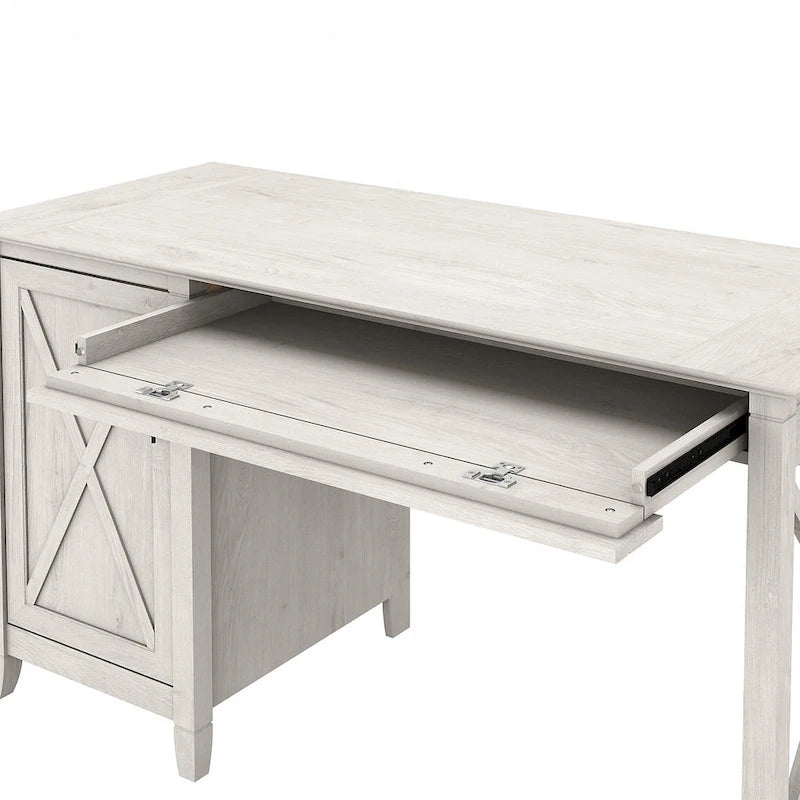 Bureau d'ordinateur Key West 54W avec rangement et armoire de Bush Furniture