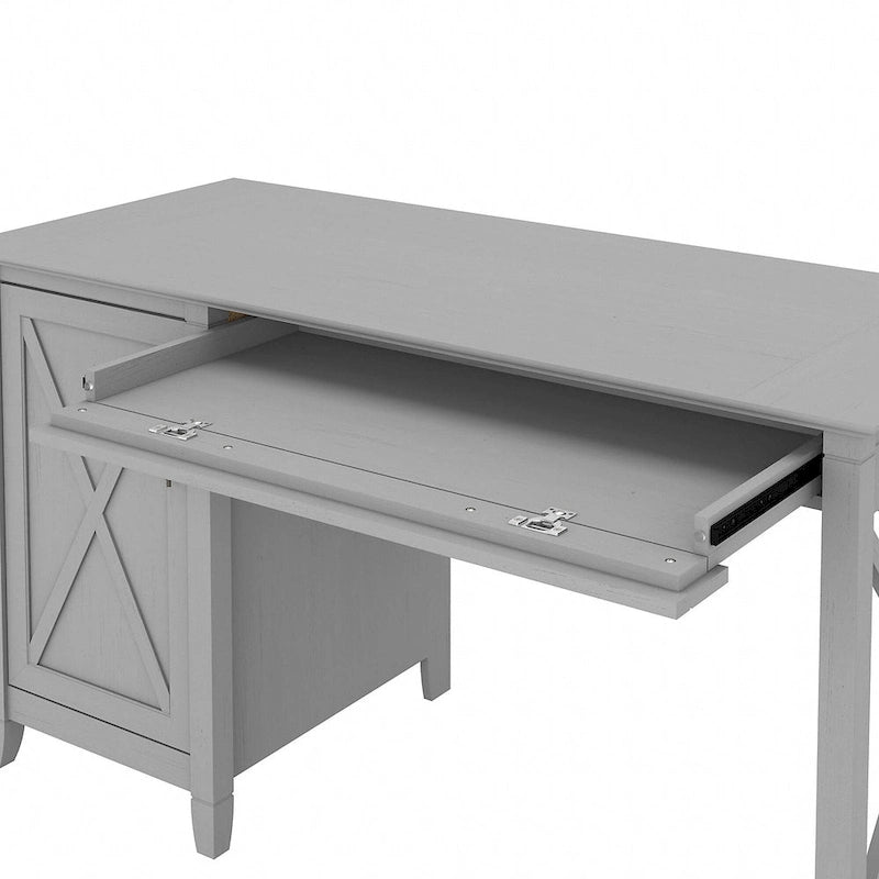 Bureau d'ordinateur Key West 54W avec rangement et armoire de Bush Furniture