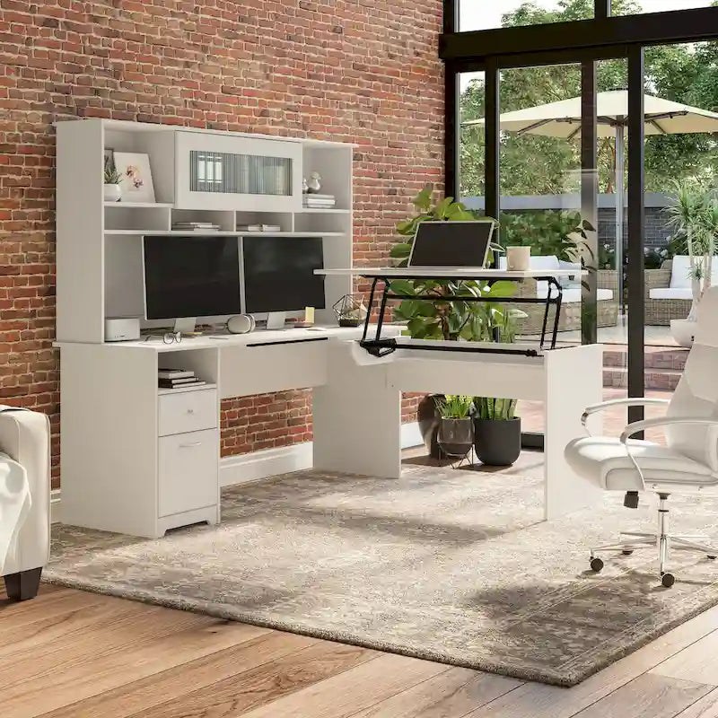 Bureau d'ordinateur Cabot 72W avec tiroirs de Bush Furniture