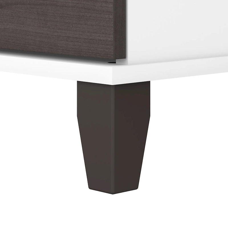 Classeur latéral Bush Furniture Somerset à 2 tiroirs avec rangement