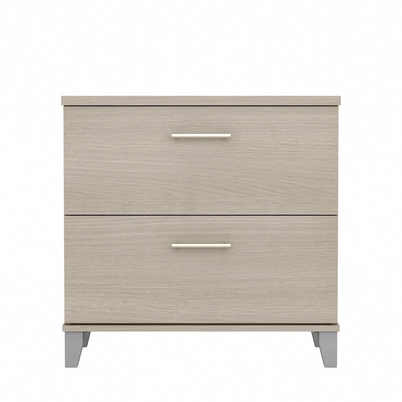 Classeur latéral Bush Furniture Somerset à 2 tiroirs avec rangement