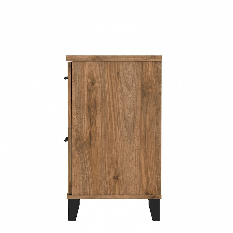 Classeur latéral Bush Furniture Somerset à 2 tiroirs avec rangement