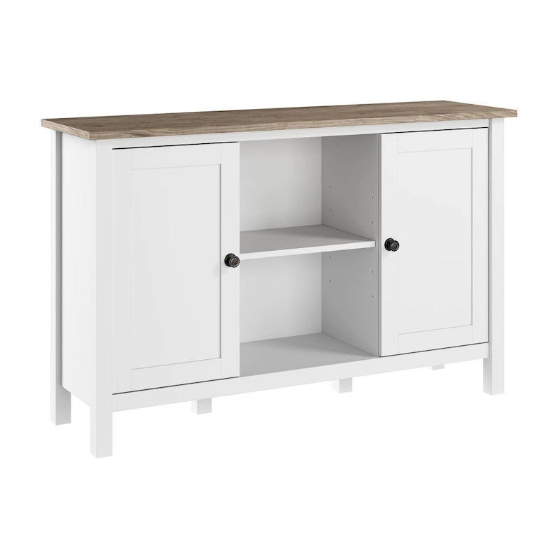 Meuble d'appoint Bush Furniture Mayfield avec portes et rangement