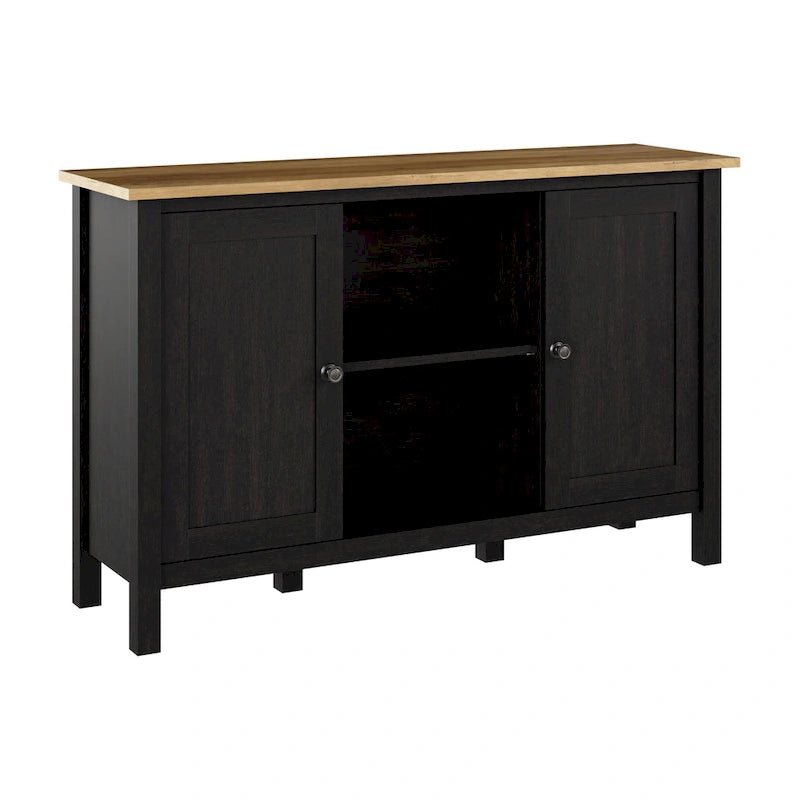 Meuble d'appoint Bush Furniture Mayfield avec portes et rangement