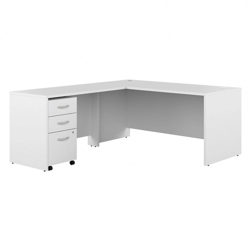 Bureau d'angle en L 66W Studio C avec tiroirs par Bush Business Furniture