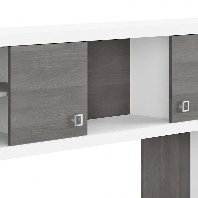 Bureau d'angle Echo avec huche par Bush Business Furniture