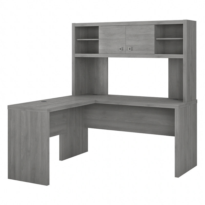 Bureau d'angle Echo avec huche par Bush Business Furniture