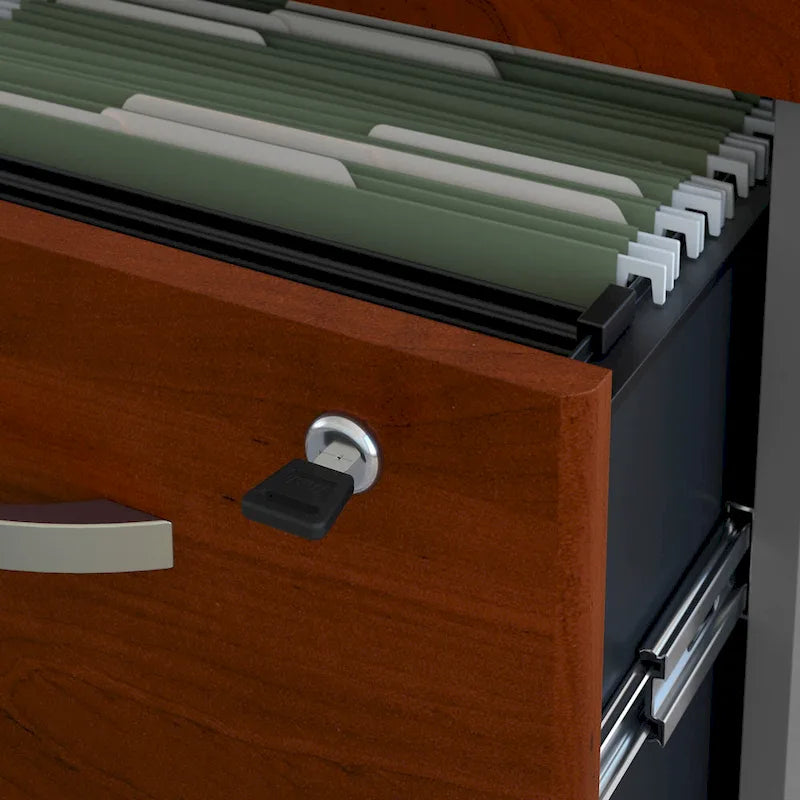 Bureau en U 72W de la Série C avec tiroirs de Bush Business Furniture