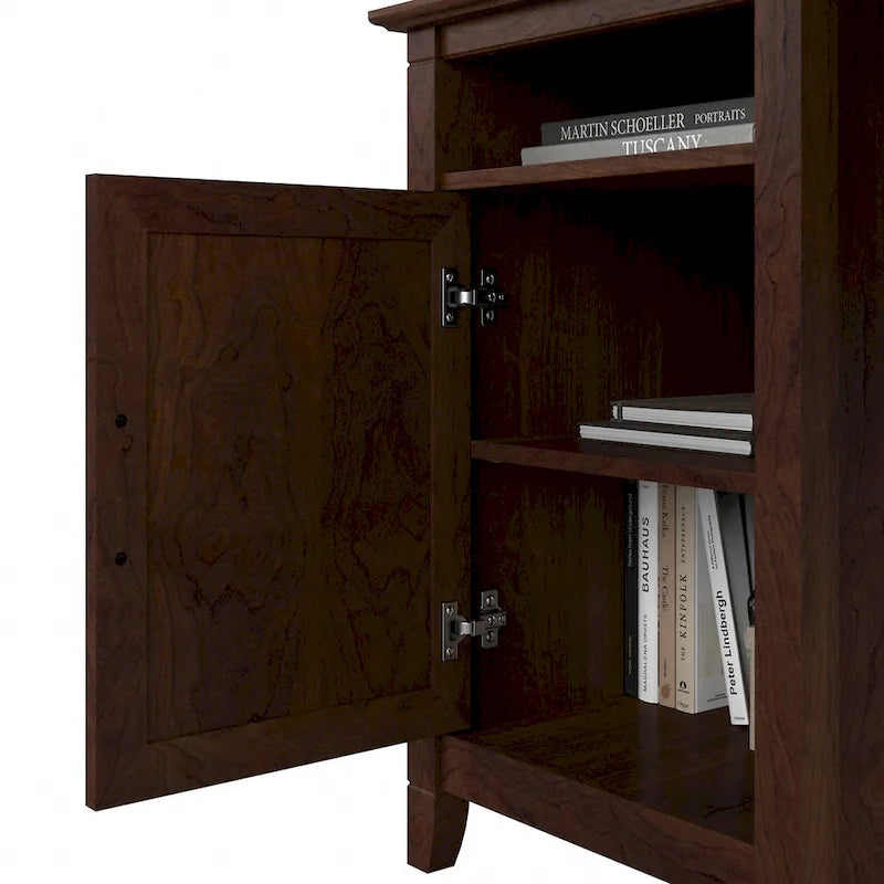 Bureau d'ordinateur d'angle Bush Furniture Key West 54W avec rangement