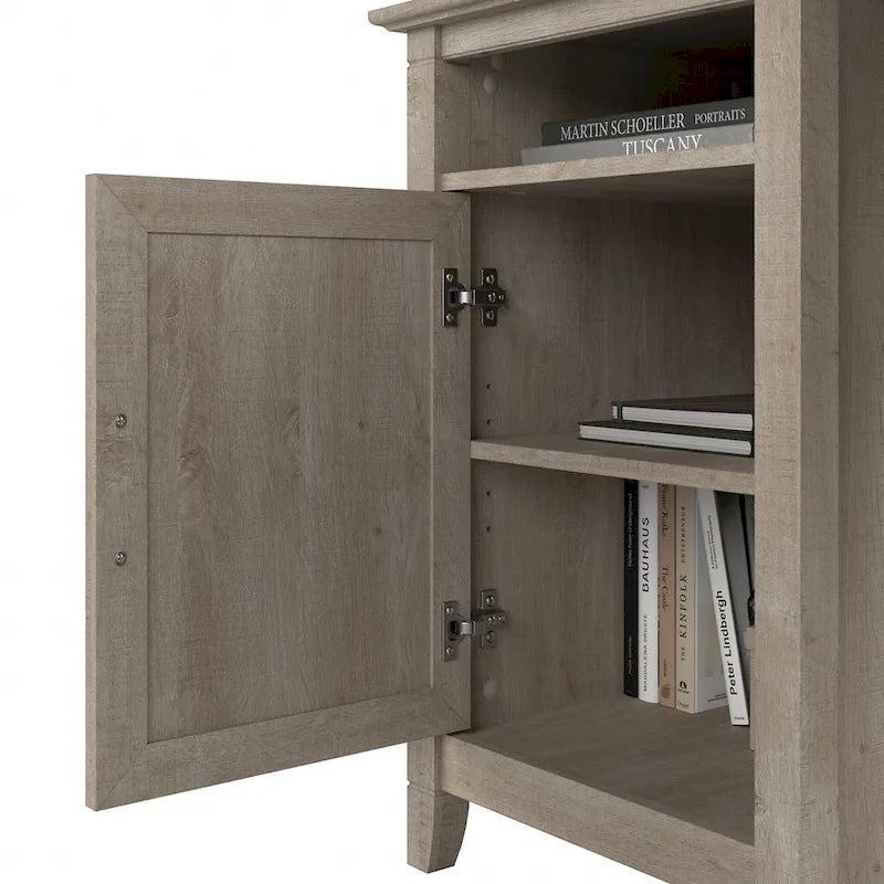 Bureau d'ordinateur d'angle Bush Furniture Key West 54W avec rangement
