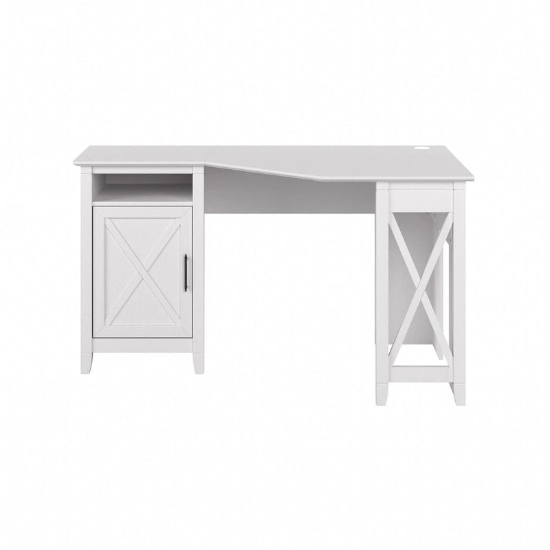 Bureau d'ordinateur d'angle Bush Furniture Key West 54W avec rangement