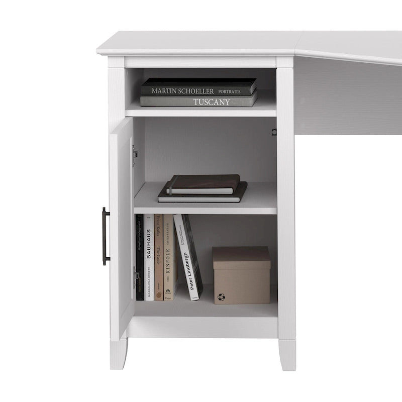 Bureau d'ordinateur d'angle Bush Furniture Key West 54W avec rangement