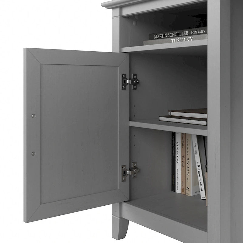 Bureau d'ordinateur d'angle Bush Furniture Key West 54W avec rangement