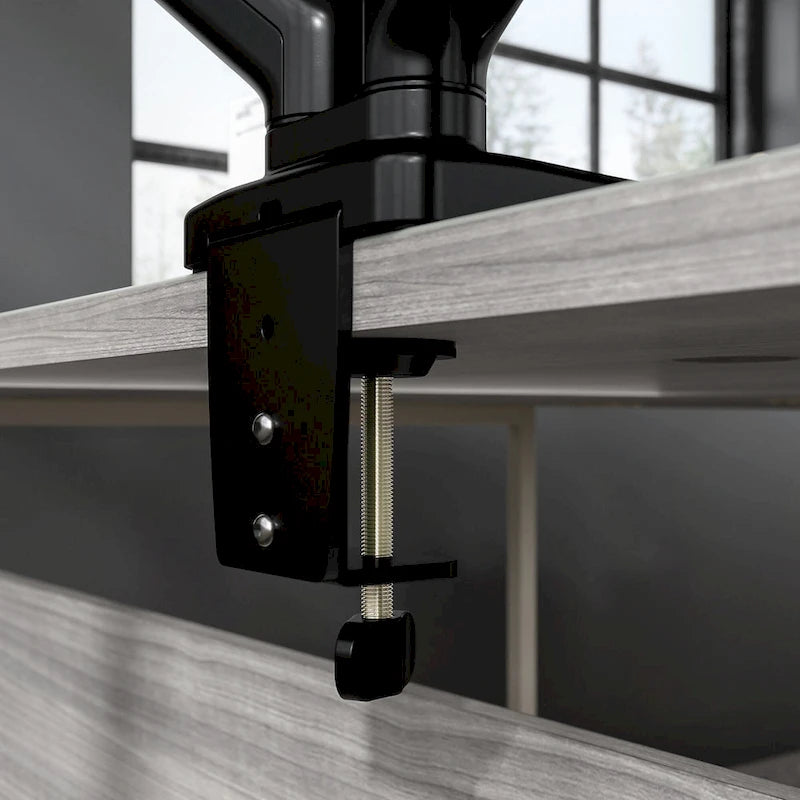 Bras pour deux moniteurs réglable avec port USB Bush Business Furniture