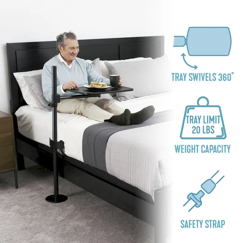 Table de lit universelle Able Life, support d'ordinateur portable réglable pour lits